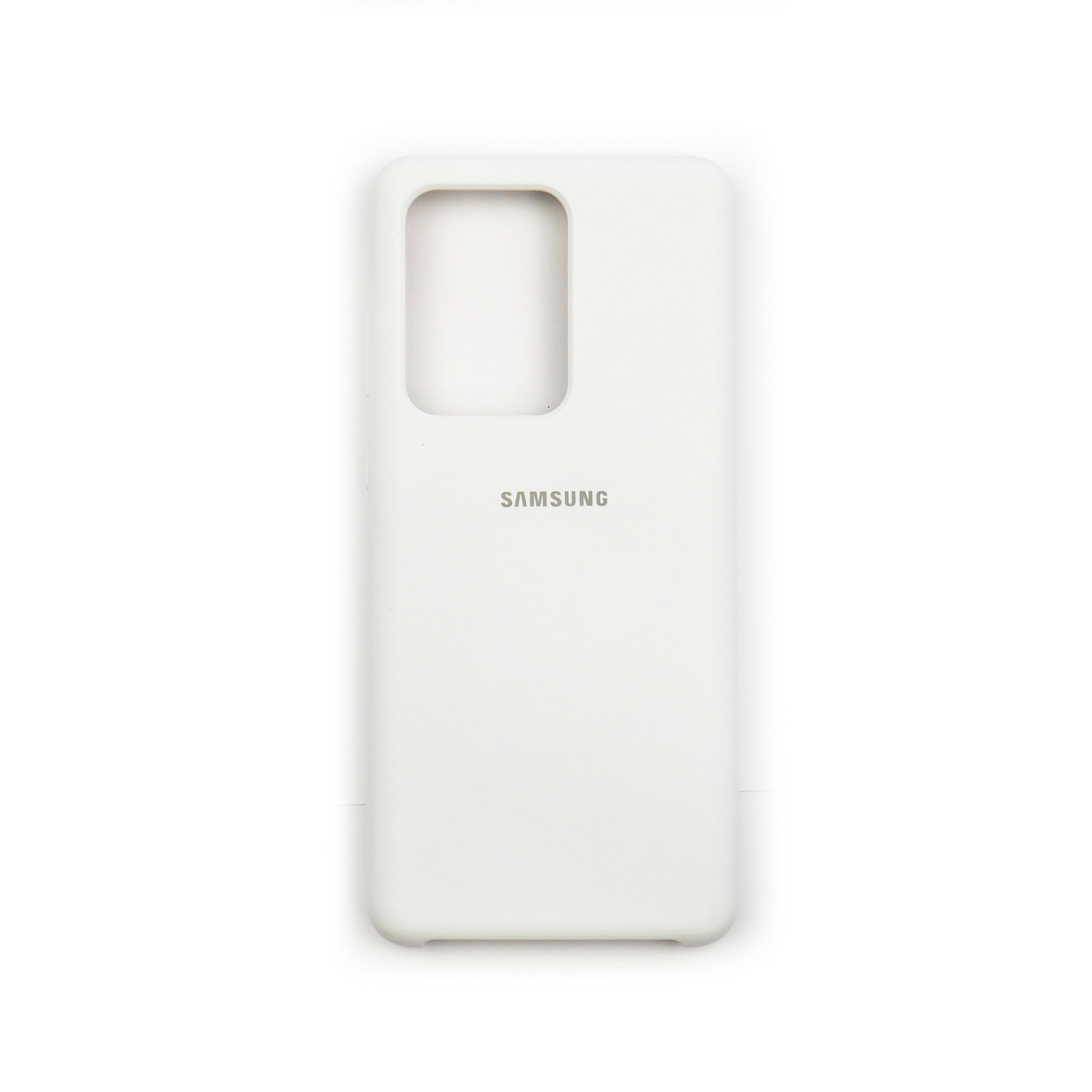 Чехол Jelly Silicone Case Samsung S20 Ultra White (9)