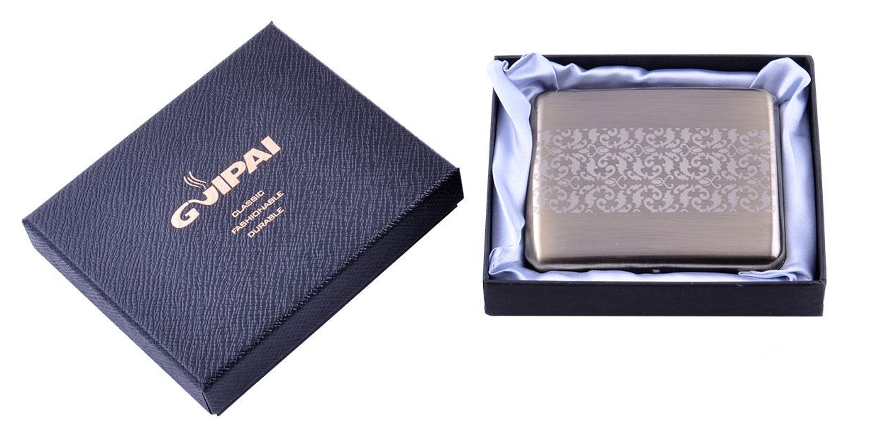 Портсигар Borova з подарунковою упаковкою на 20 сигарет (№XT-4984-1)