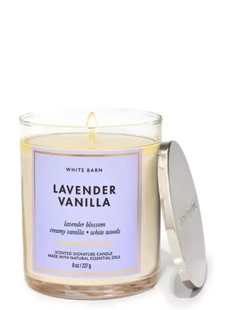 Свічка ароматна Bath&Body Works Lavender Vanilla 227 г (18244151)