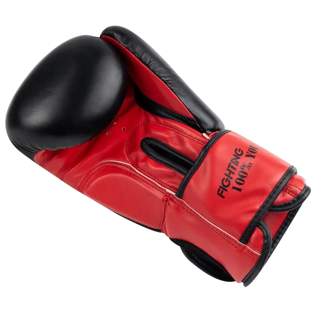 Боксерські рукавички PowerPlay 3004 Classic 12 ун. Черно-красный (PP_3004_12oz_Bl/Red) - фото 6