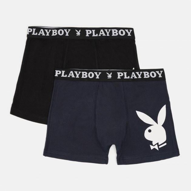 Набір труси-боксери PLAYBOY ANNYA BOXERSHORT S Чорний/Синій (ANNYA-25 S)