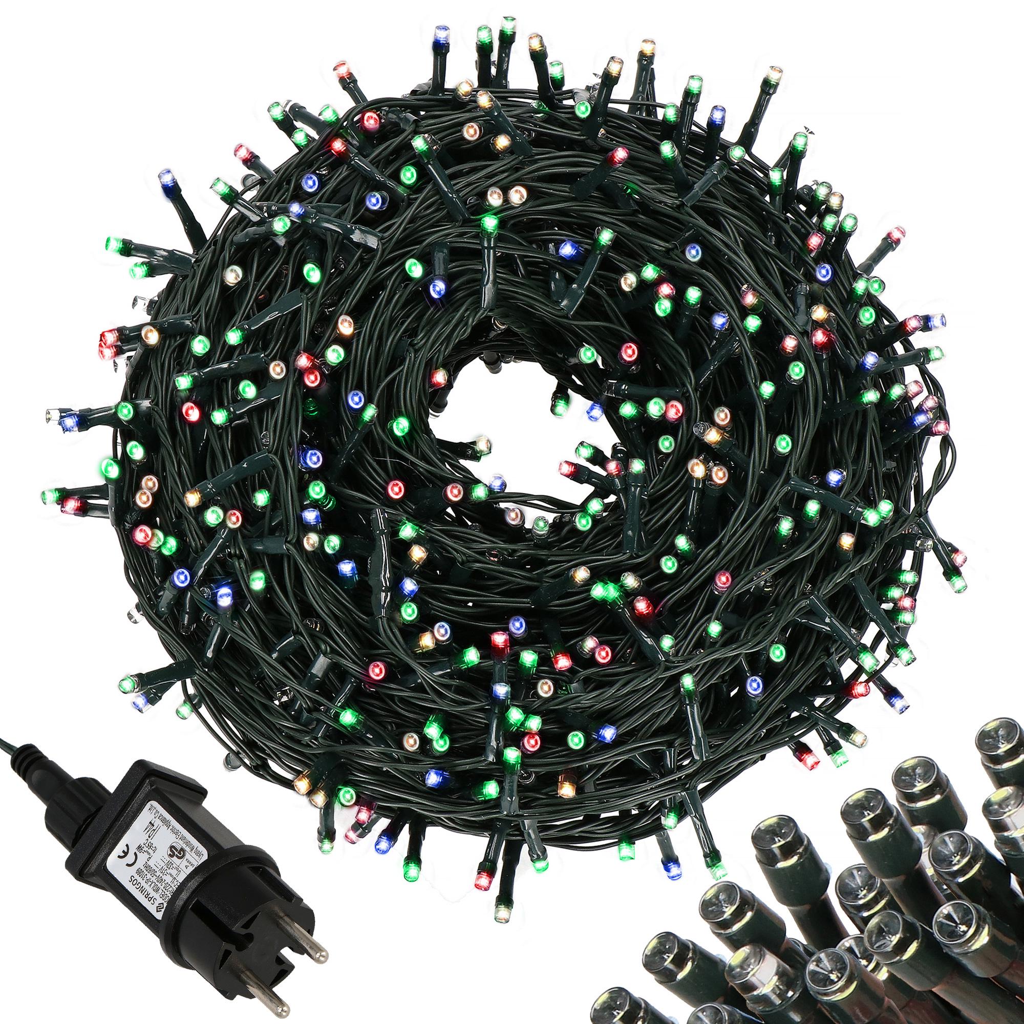 Гірлянда Springos вулична/зовнішня 1000 LED 50 м Mix (CL1002) - фото 2 Гірлянда Springos вулична/зовнішня 1000 LED 50 м Mix (CL1002) - фото 2