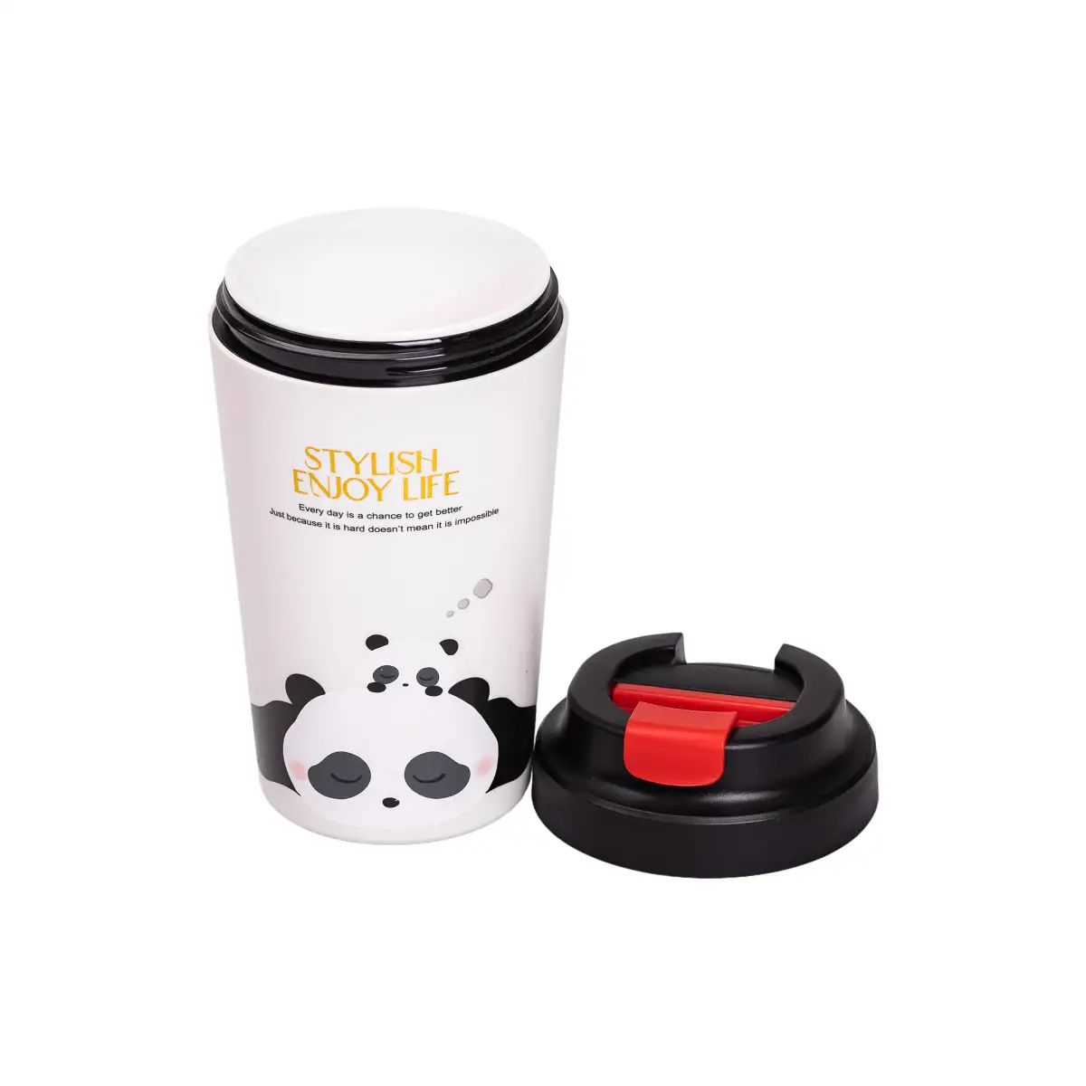 Термочашка з кришкою YIWU HP-14-12B Panda 380 мл з керамічною колбою Чорний (118-107-HP-14-12B) - фото 3 Термочашка з кришкою YIWU HP-14-12B Panda 380 мл з керамічною колбою Чорний (118-107-HP-14-12B) - фото 3