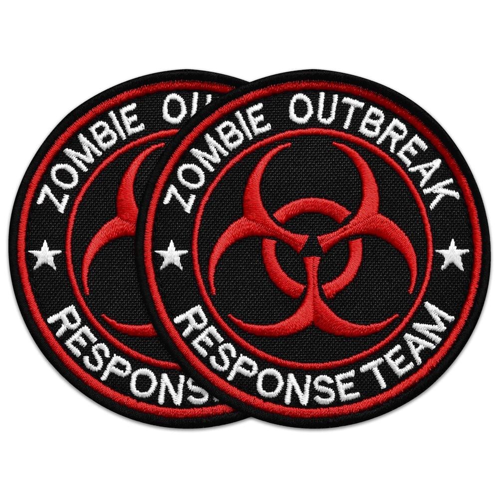 Набор шевронов ''Zombie Outbreak Response Team'' 8 см 2 шт. (26665)