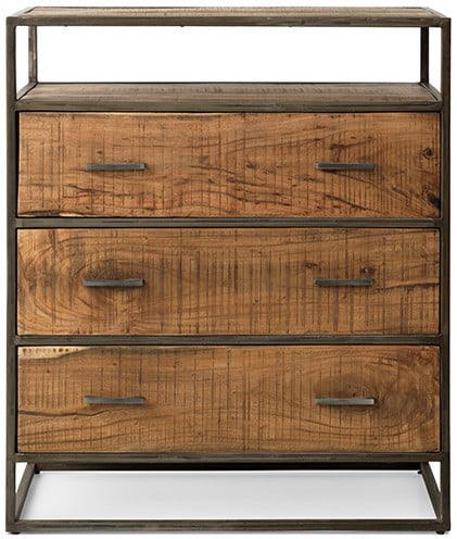 Комод Loft NS-244 1080x900x400 мм Черный (6156d5923edc877ba8589b53)