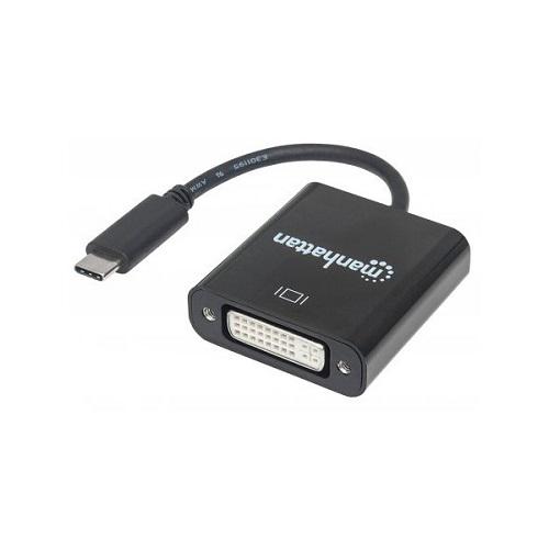 Перехідник USB 3.1 Type-C-DVI F Manhattan 152051 Black (573221) - фото 2