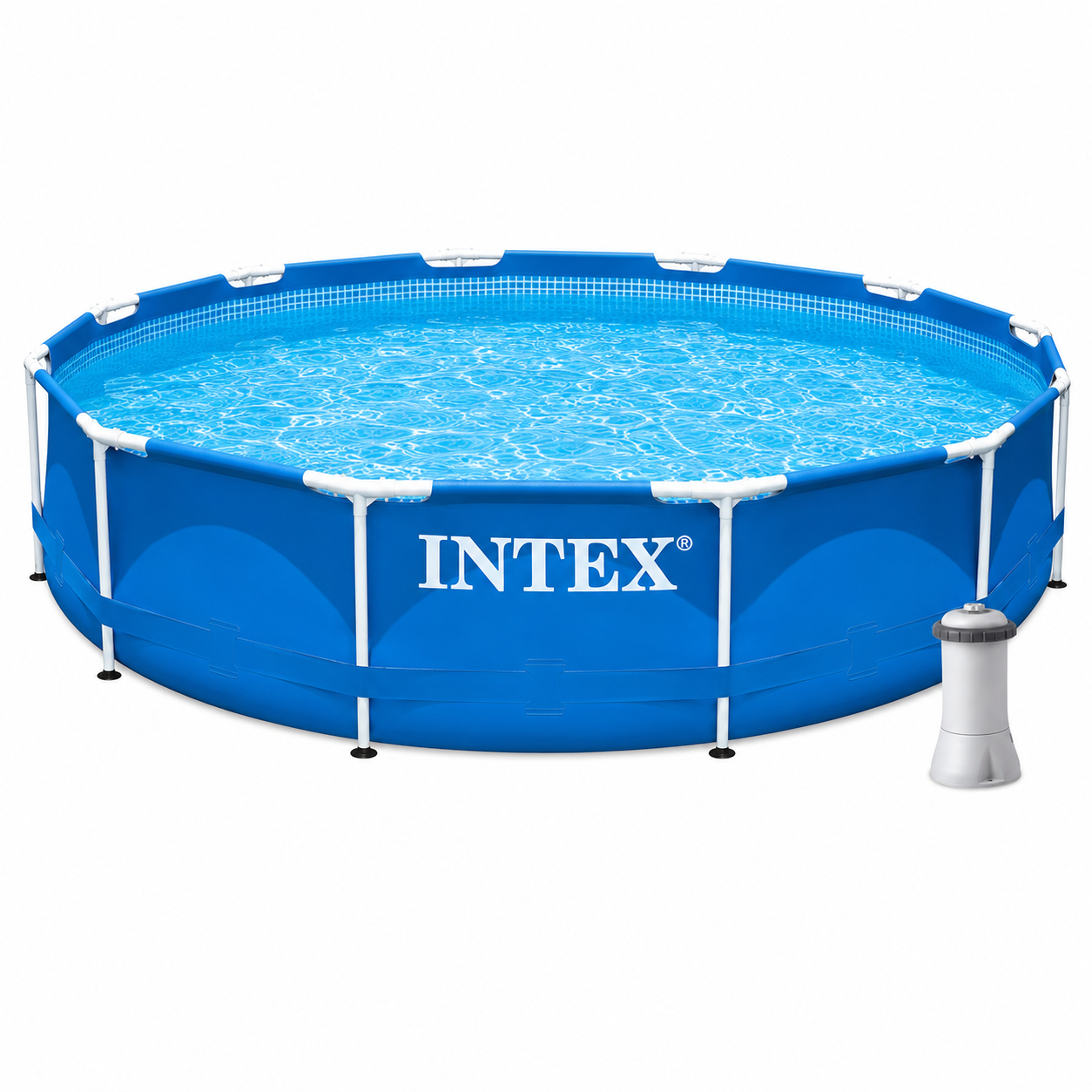 Басейн каркасний Intex 28210 тентом 4,36x0,76 м 2006 л (35575085)