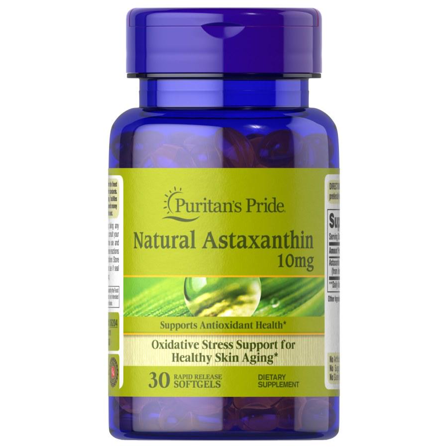 Натуральная добавка Puritan's Pride Astaxanthin 10 мг 30 капс. (8847)