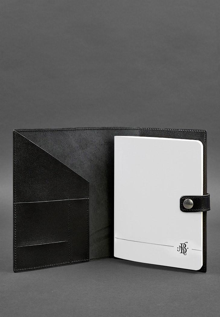 Папка шкіряна софт-бук для блокноту та планшета 10.0 Вугільно-чорний (A-026819) - фото 2 Папка шкіряна софт-бук для блокноту та планшета 10.0 Вугільно-чорний (A-026819) - фото 2