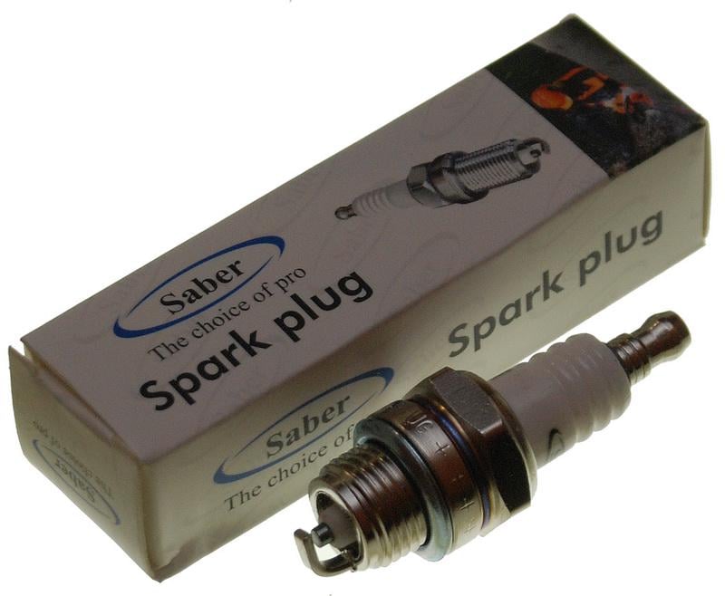 Свеча зажигания VJ Parts 2T для бензопил и мотокос L52 мм резьба M14х1,25 9,5 мм