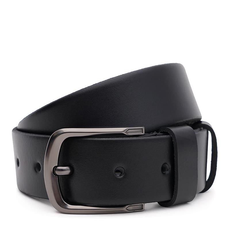 Ремень мужской кожаный Borsa Leather 150v1fx77 Black