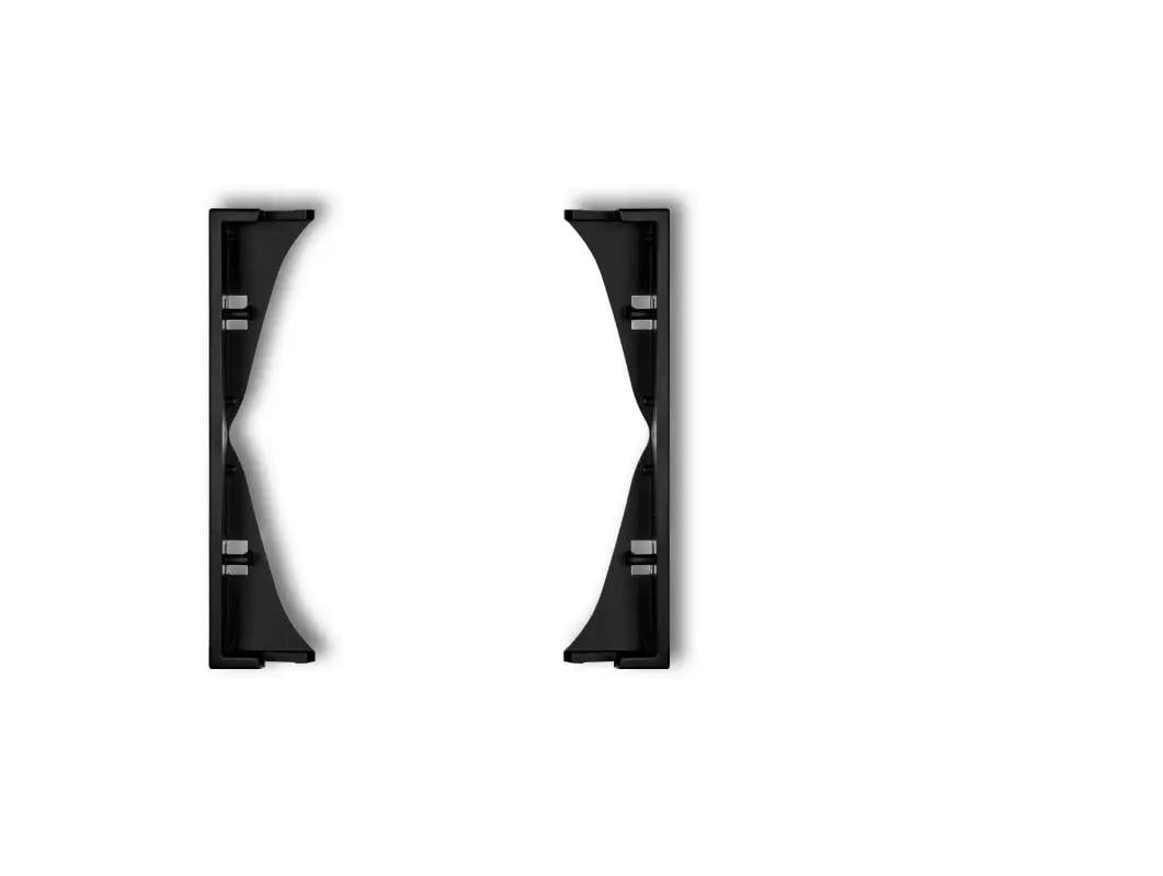 Рамка промежуточная Karlik Mini для розетки выключателя Черный матовый (12MRP-2)