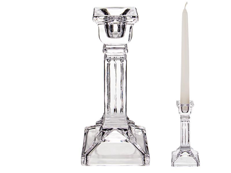 Свічник скляний Light House LG-30067 CL 15 см Прозорий Свічник скляний Light House LG-30067 CL 15 см Прозорий