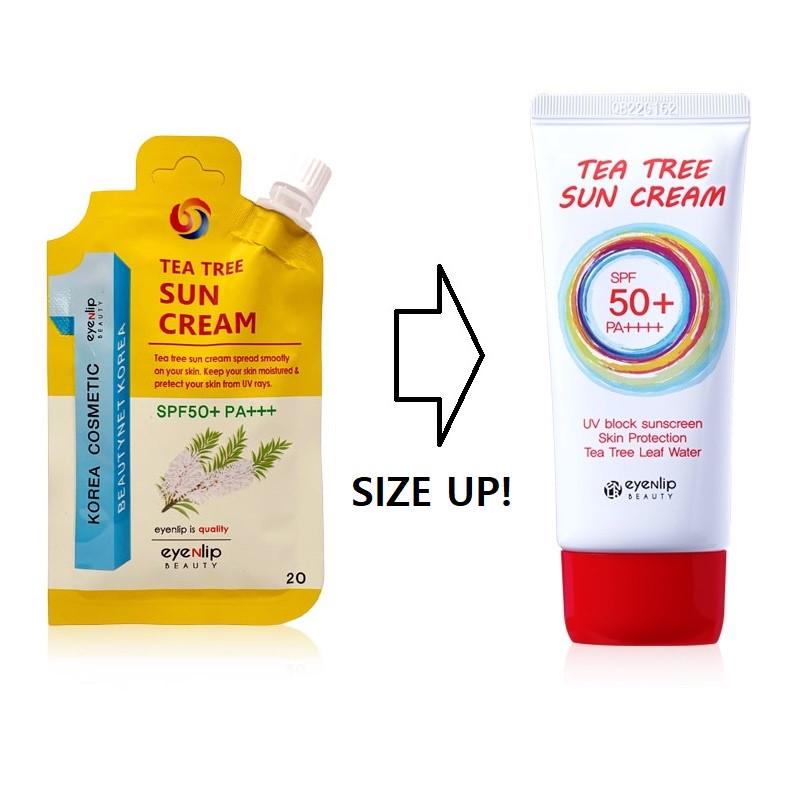 Крем солнцезащитныйEyenlip Tea Tree Sun Cream SPF50+/PA++++ с экстрактом чайного дерева 50 г (1994294579) - фото 2