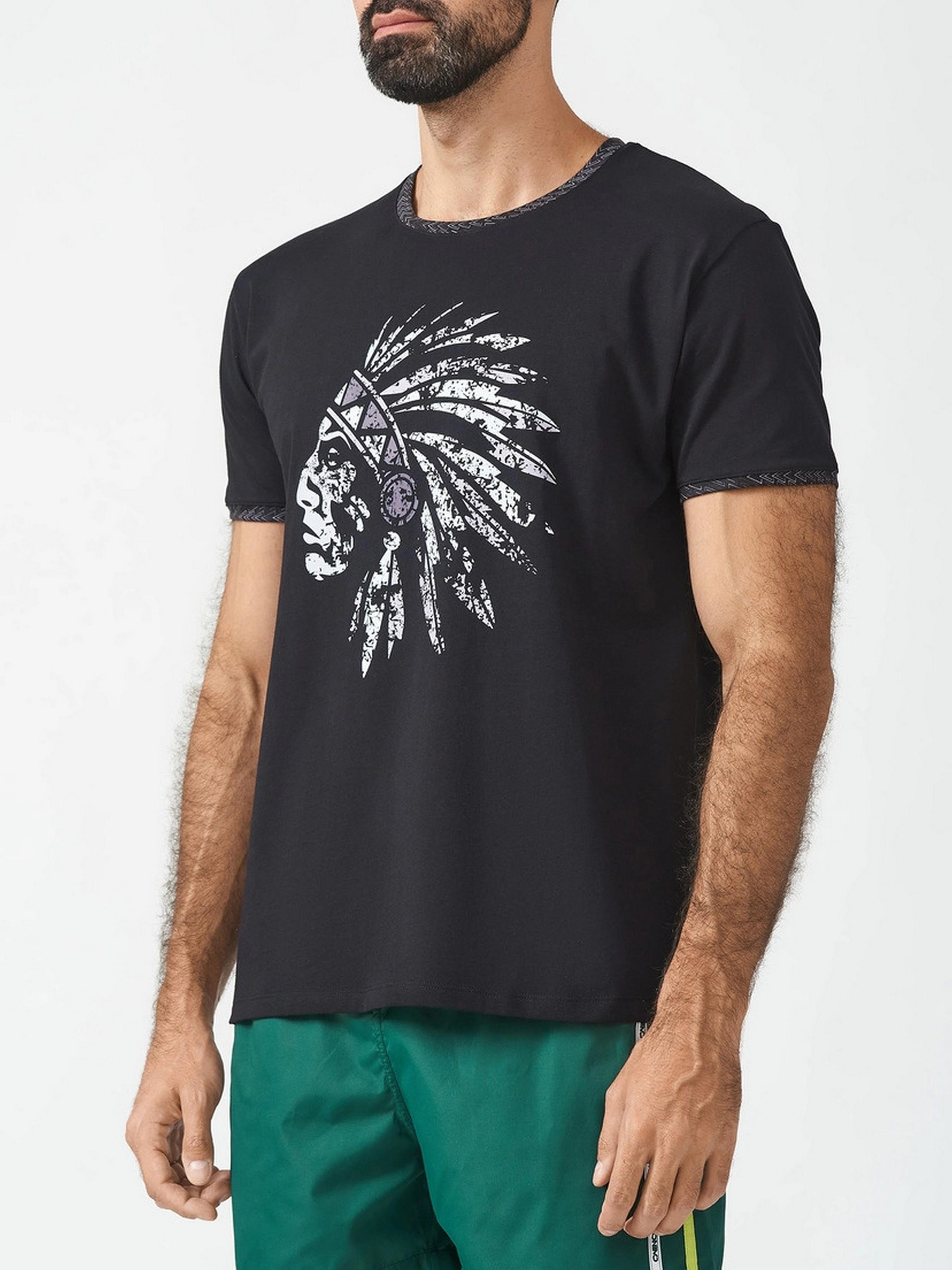 Футболка чоловіча Geronimo 2307t3 S 23071 Чорний (3800999018065) - фото 1 Футболка чоловіча Geronimo 2307t3 S 23071 Чорний (3800999018065) - фото 1