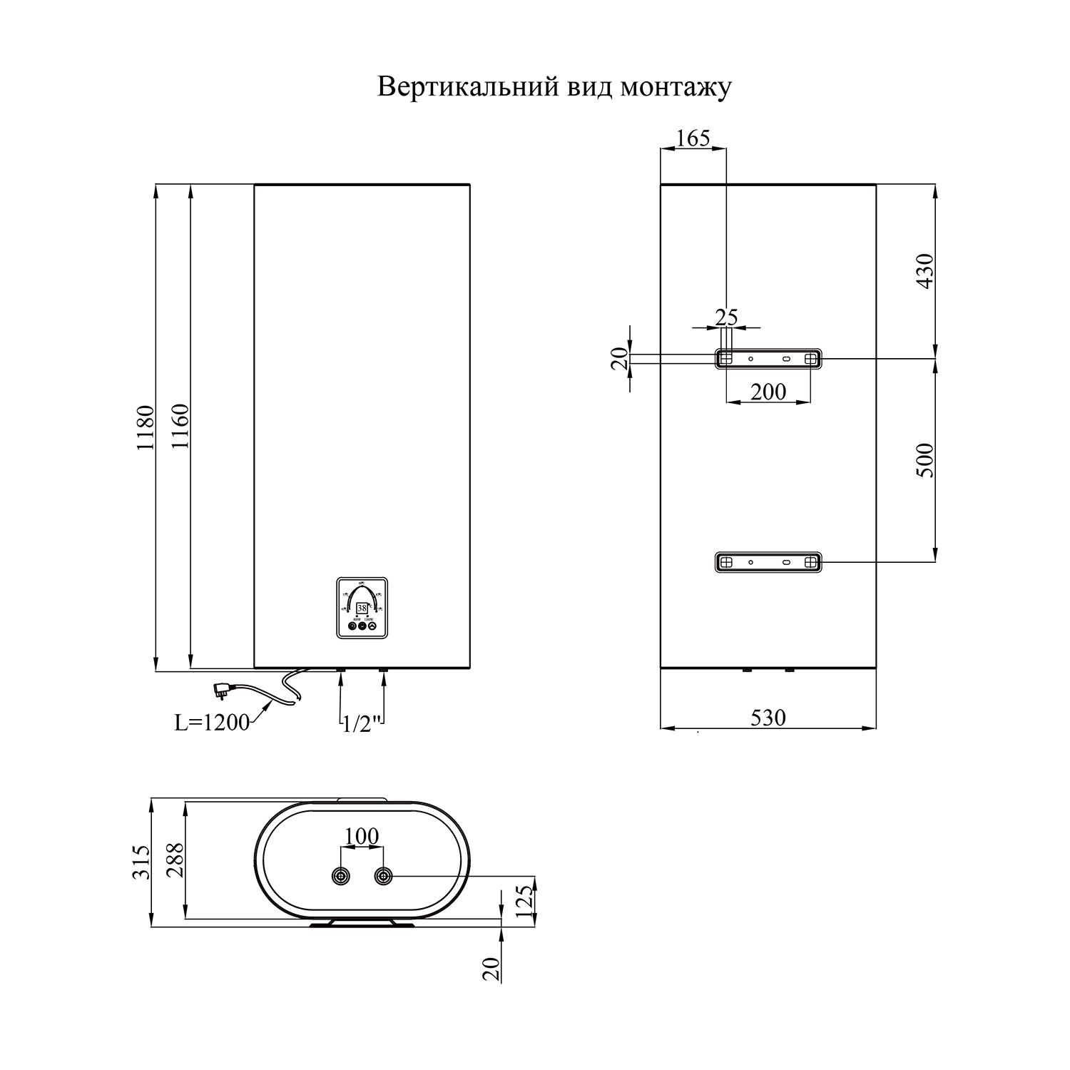 Водонагреватель Kroner Flacher K100F2-D с сухим ТЭНом - фото 7