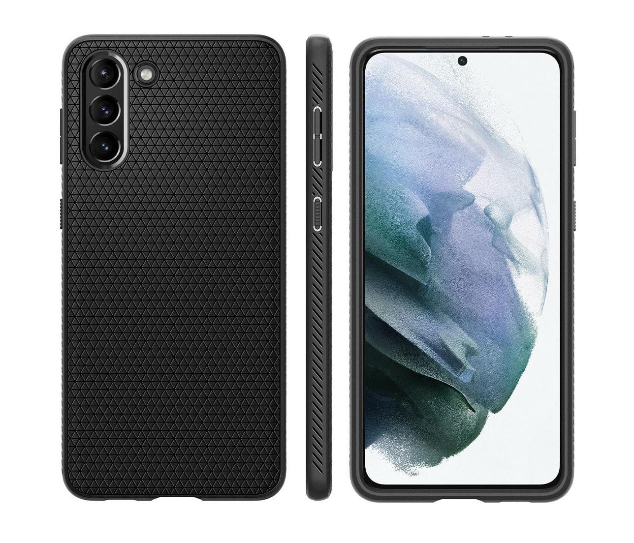 Чехол противоударный Spigen Liquid Air Armor ACS02386 для Samsung Galaxy S21 Plus (6.7") Matte Black