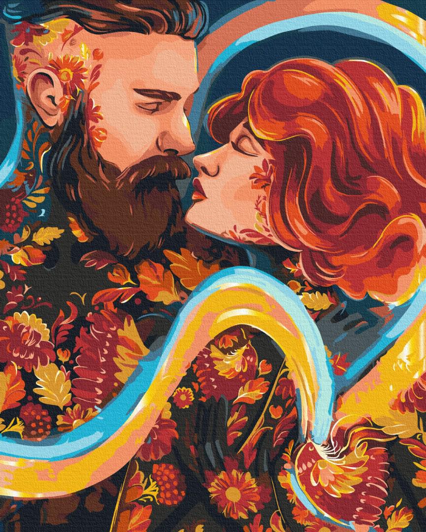 Картина по номерам Brushme Влюбленные 40x50 см (BS53796)