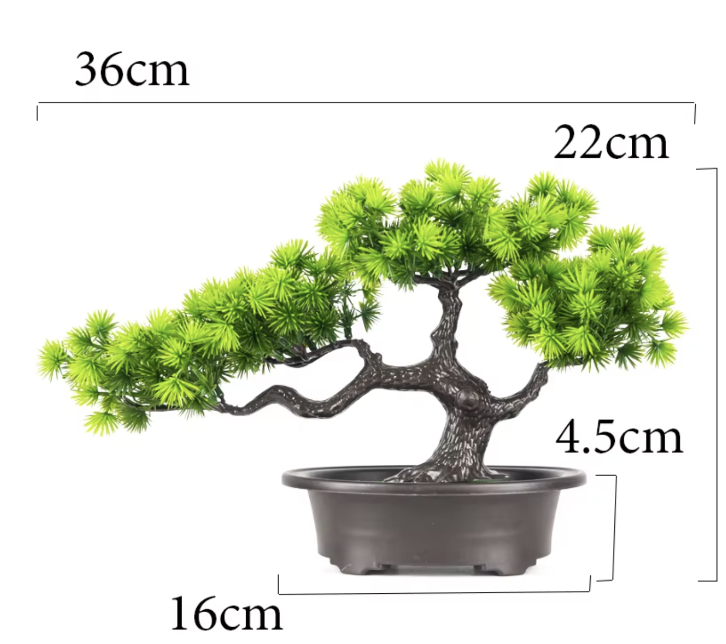 Бонсай Сосновое дерево Искусственная композиция в горшке Pine Bonsai 36x22 см Зеленый (MK001053) - фото 9 Бонсай Сосновое дерево Искусственная композиция в горшке Pine Bonsai 36x22 см Зеленый (MK001053) - фото 9