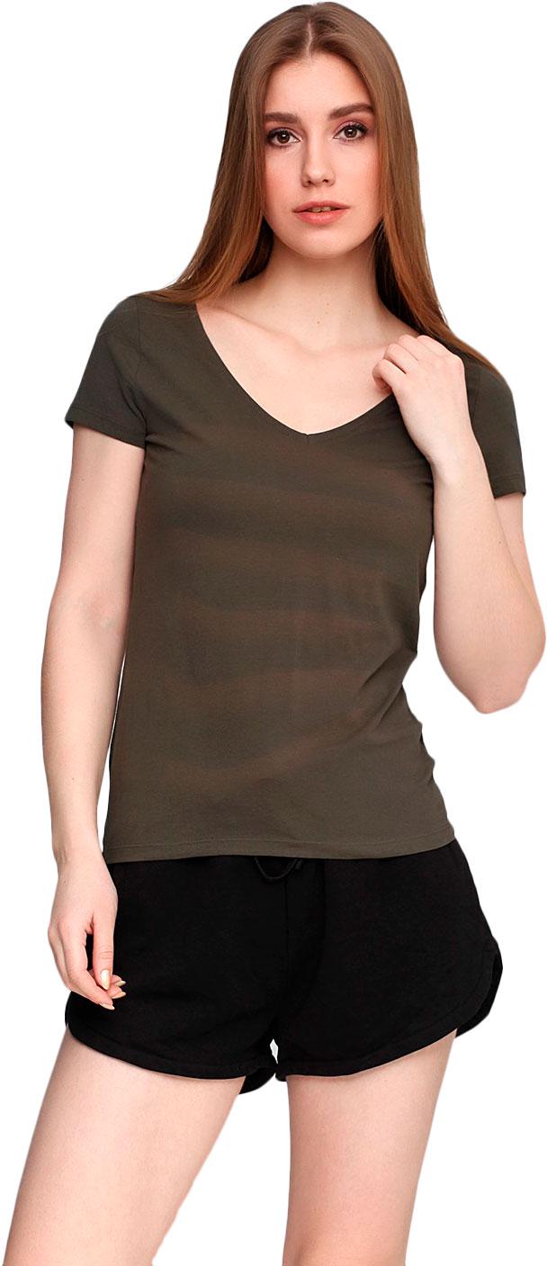 Футболка H&M S Хаки (2152483)