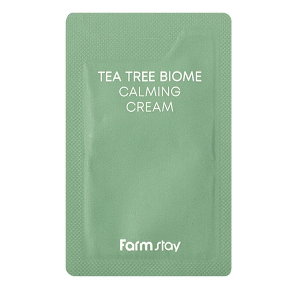 Крем для обличчя FarmStay Tea Tree Biome Calming Cream заспокійливий пробник 1 мл (1738892678)