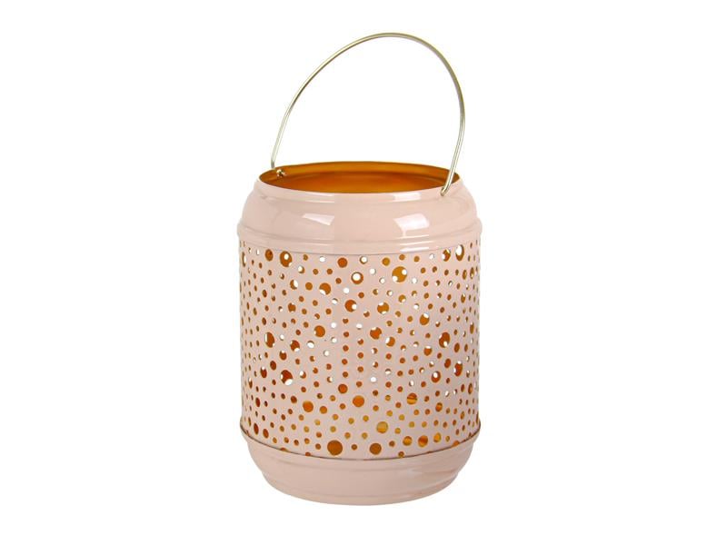 Подсвечник металлический Lefard 875-030 13 см Розовый