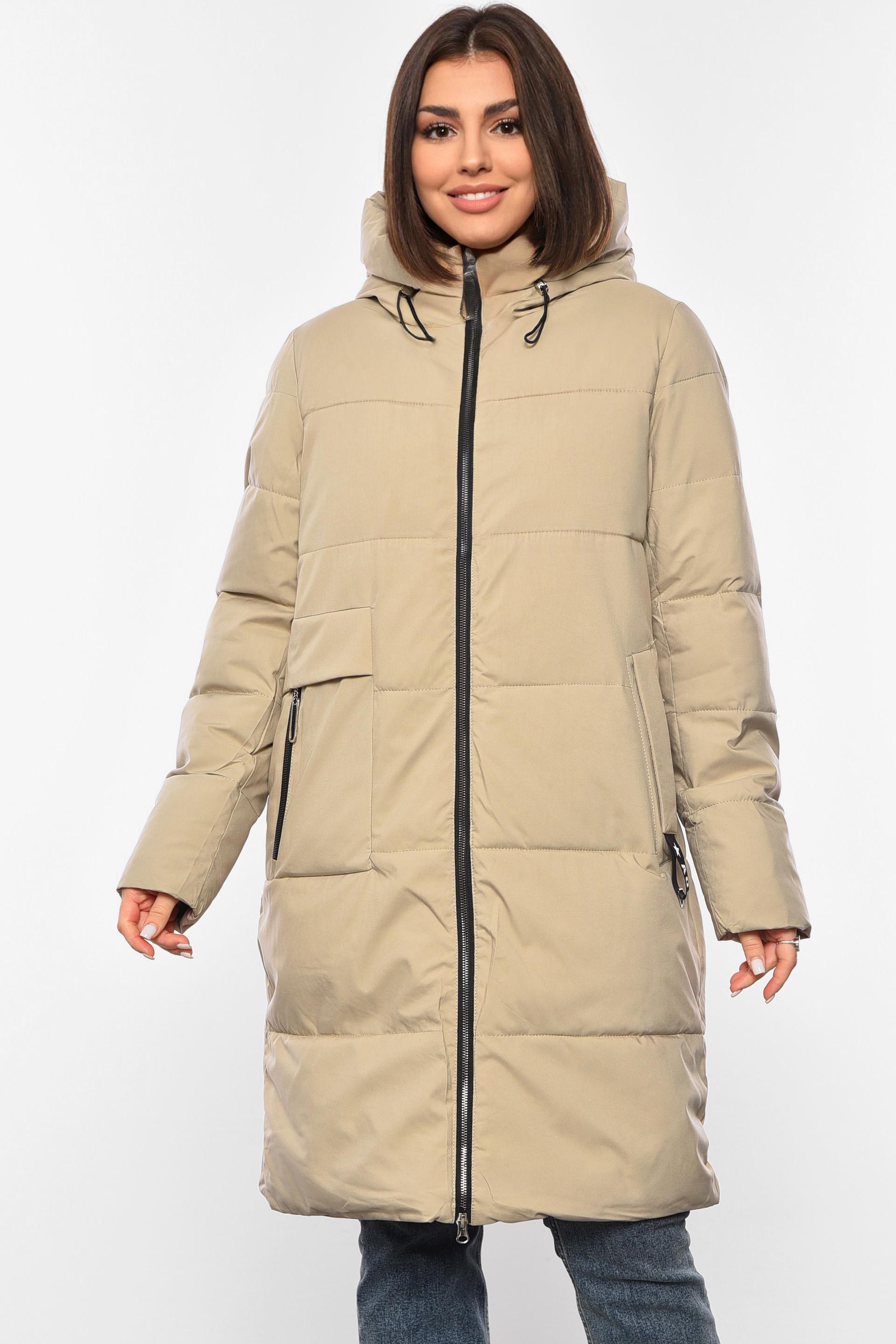 Куртка жіноча зимова L Бежевий (193976)