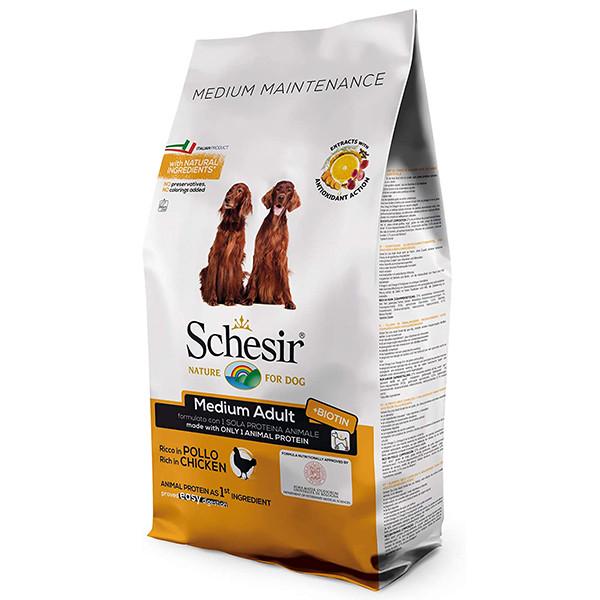 Корм сухий для собак Schesir Dog Medium Chicken 12 кг (24149646)