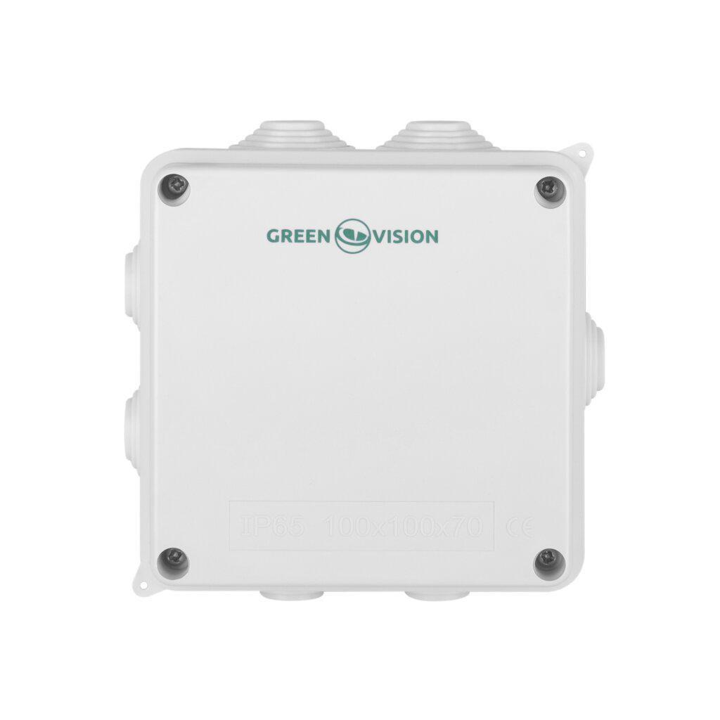 Распределительная коробка Green Vision наружная с резинками 100х100х70 IP65 (28683138)