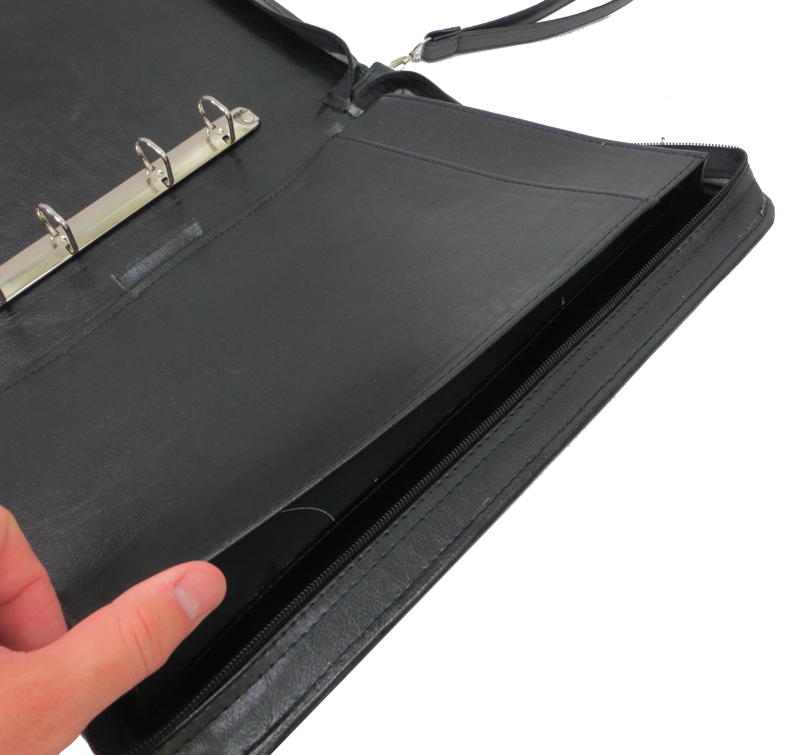 Папка деловая Exclusive для документов из экокожи Черный (710800-4 black) - фото 3 Папка деловая Exclusive для документов из экокожи Черный (710800-4 black) - фото 3