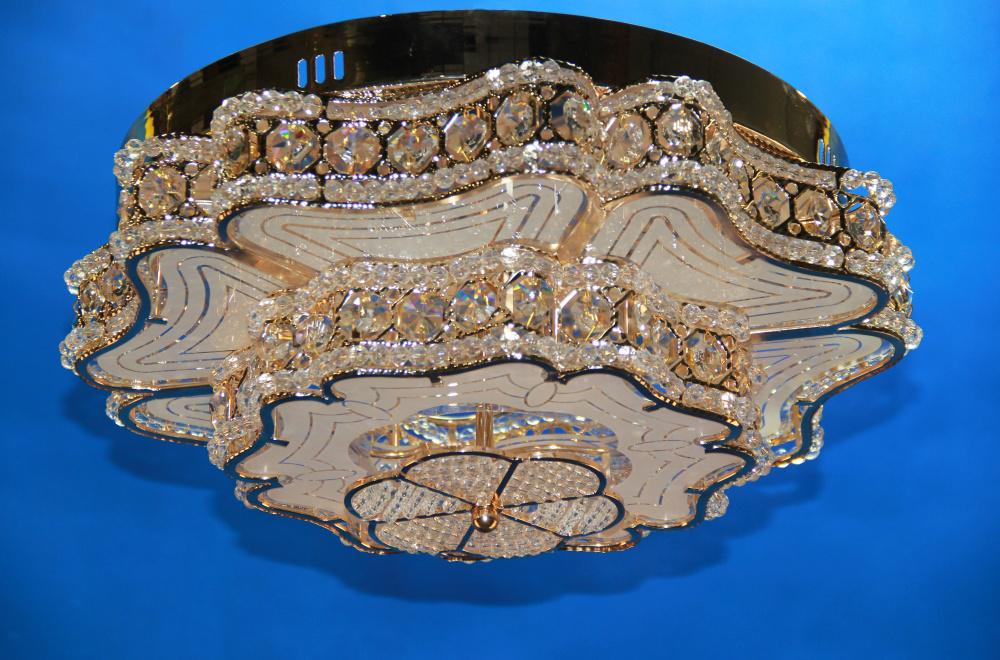 Хрустальная люстра L77149/400/9 FGD Золото/Белый (AN000789)