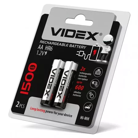 Акумуляторна батарея Videx AA HR6 1500 mAh 2 шт. (30151131ER)