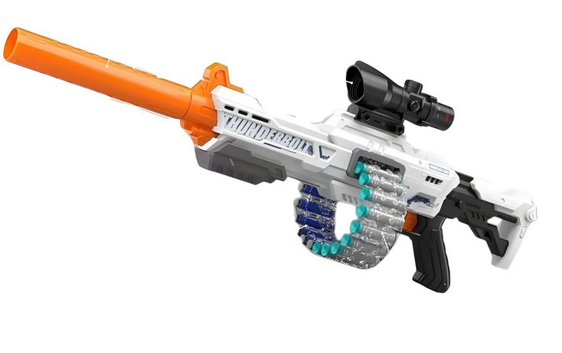 Автомат с пулеметной лентой и оптическим прицелом (160533)