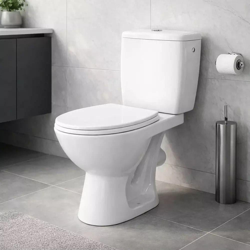Унитаз компакт Mito 817 Milos KA010 3/6 л с сиденьем Белый глянцевый (K681-009)