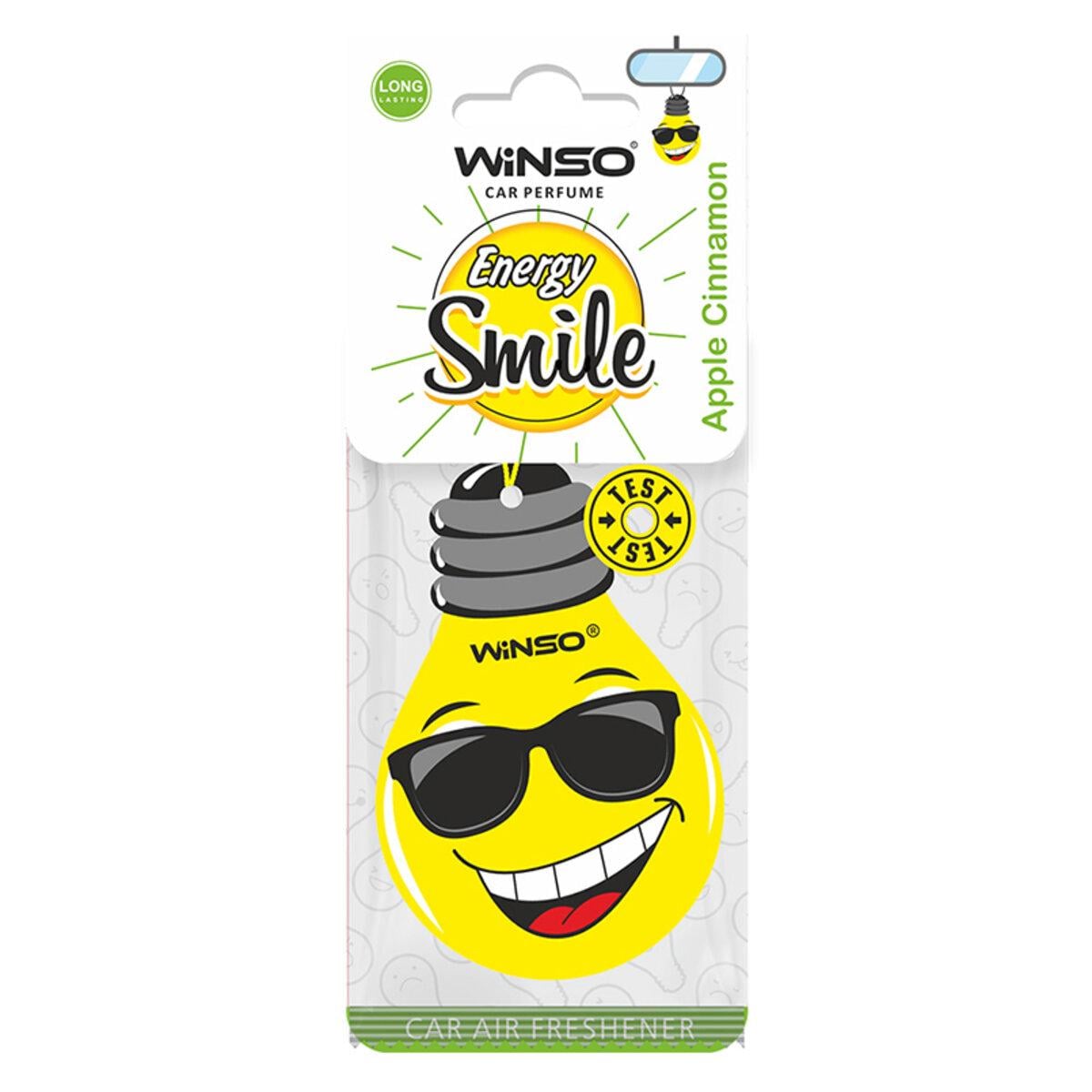 Ароматизатор WINSO Energy Smile-Apple Cinnamon (11051) Ароматизатор WINSO Energy Smile-Apple Cinnamon (11051)