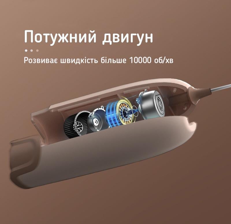 Капучинатор электрический Lecot 1501 Milk Frother Бело-бежевый - фото 4