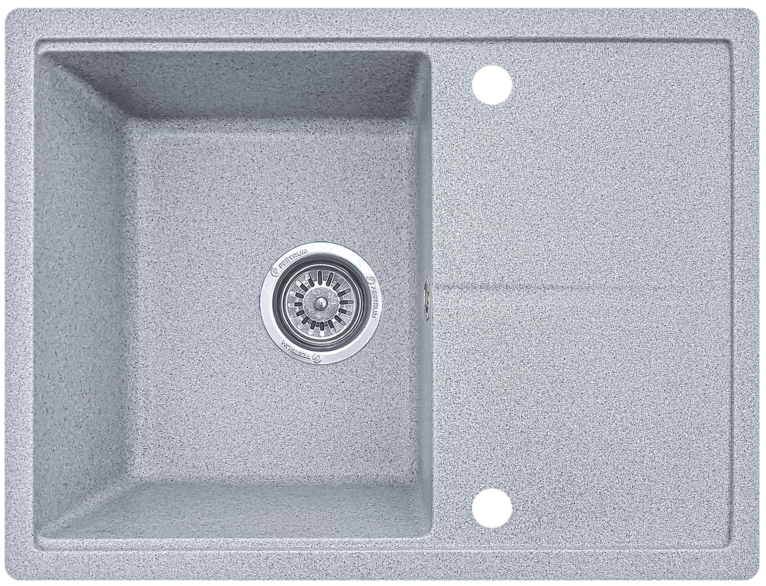 Мойка кухонная EcoLine EL75D 585х445 мм Серый