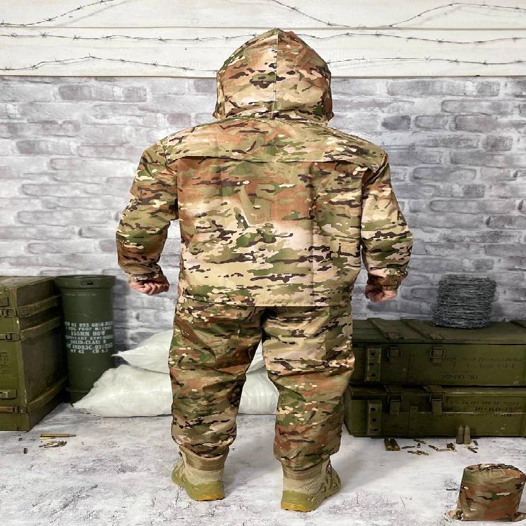 Маскувальний костюм Ranger водонепроникний з капюшоном L Мультикам (RA8923L) - фото 6 Маскувальний костюм Ranger водонепроникний з капюшоном L Мультикам (RA8923L) - фото 6