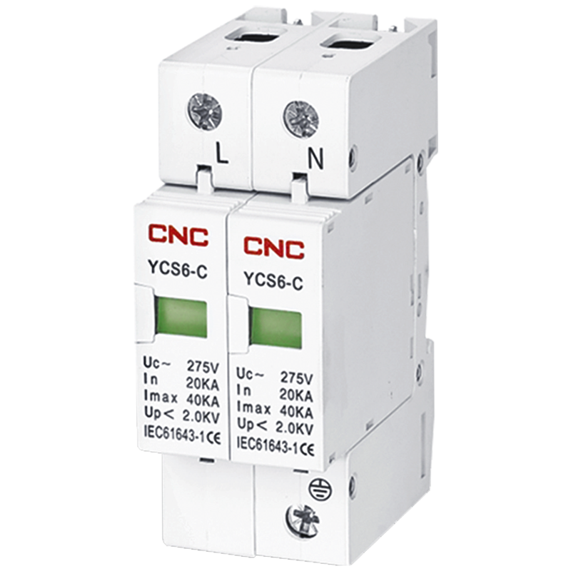 Ограничитель перенапряжения CNC YCS6-C 1P+N 40кА 275В (Б00029527)