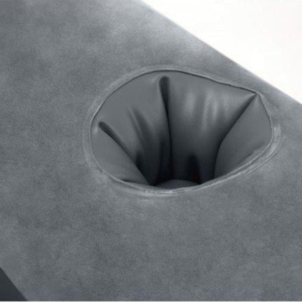 Кресло надувное раскладное трансформер Intex 66551 с ручным насосом и подушкой 224x117x66 см Темно-серый (D-2019091820) - фото 7 Кресло надувное раскладное трансформер Intex 66551 с ручным насосом и подушкой 224x117x66 см Темно-серый (D-2019091820) - фото 7