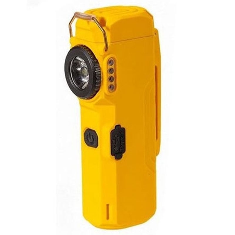 Ліхтарик світлодіодний UKC D51-COB портативний USB запальничка Yellow (23678346)