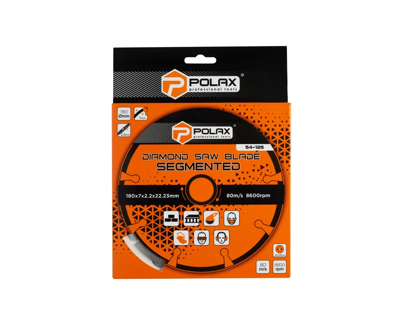 Диск алмазний Segmented 25% 180x7x2,2x22,23 мм (27806382) - фото 2 Диск алмазний Segmented 25% 180x7x2,2x22,23 мм (27806382) - фото 2