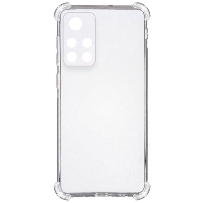 Противоударный TPU чехол GETMAN Ease logo усиленные углы Full Camera для Xiaomi Redmi Note 11S 5G Прозрачный (Безцветный)