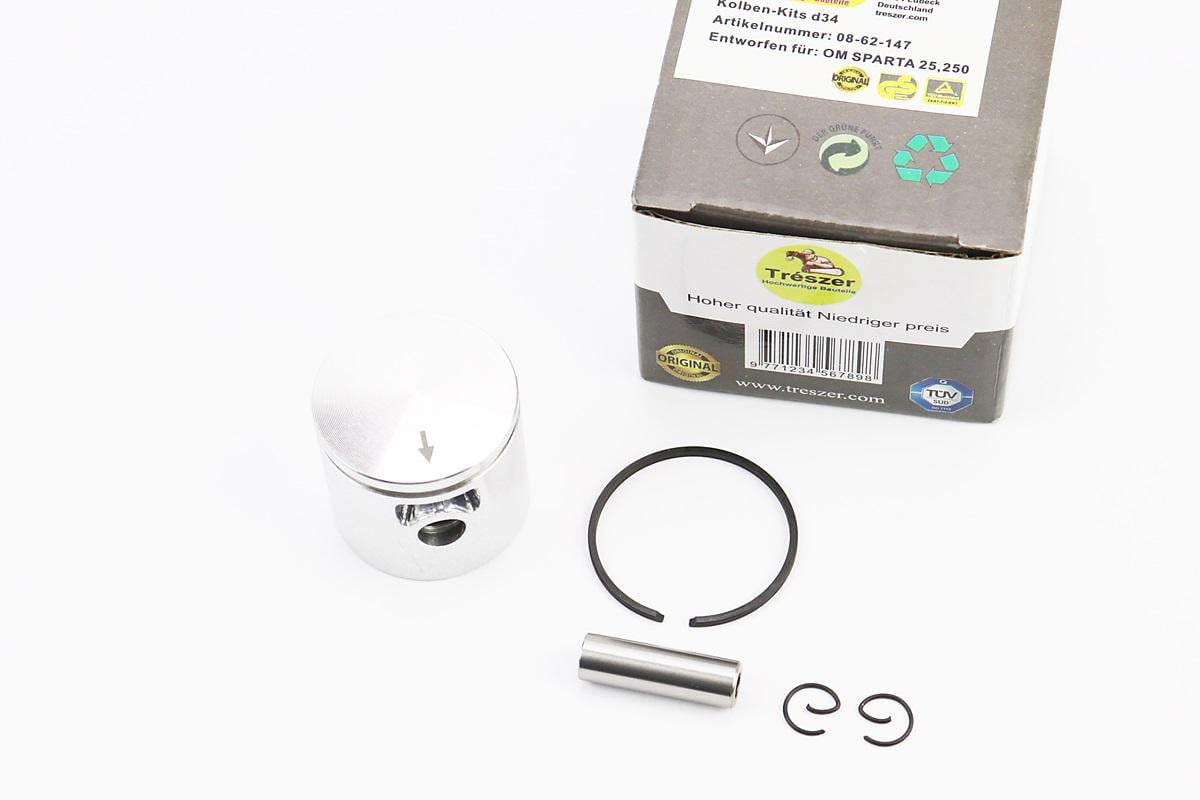 Поршень для мотокос/тримерів Oleo MAC SPARTA 25 34мм/палець 8 мм (213128) Поршень для мотокос/тримерів Oleo MAC SPARTA 25 34мм/палець 8 мм (213128)