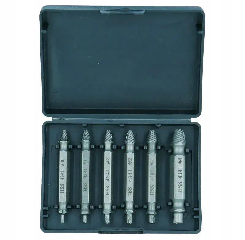 Набор экстракторов HSS для извлечения шурупов болтов 6 шт. (10035322111)