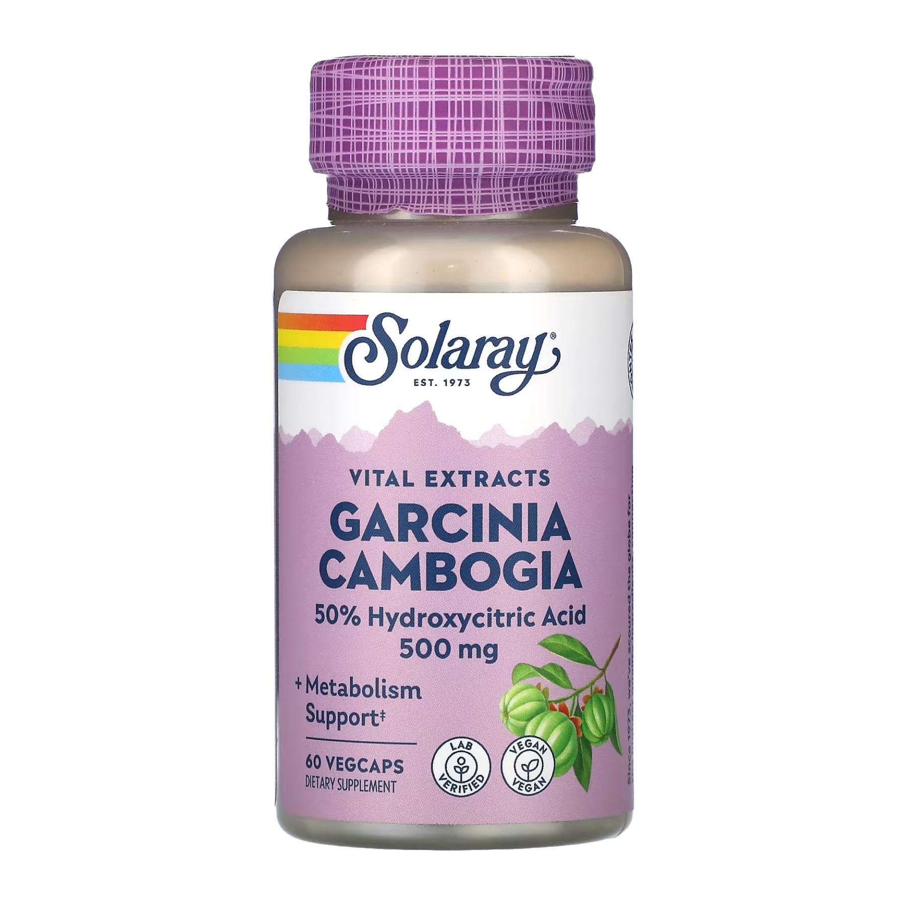 Натуральная добавка Garcinia Cambogia Fruit Ext 500 mg 60 veg caps (2023-10-3433)
