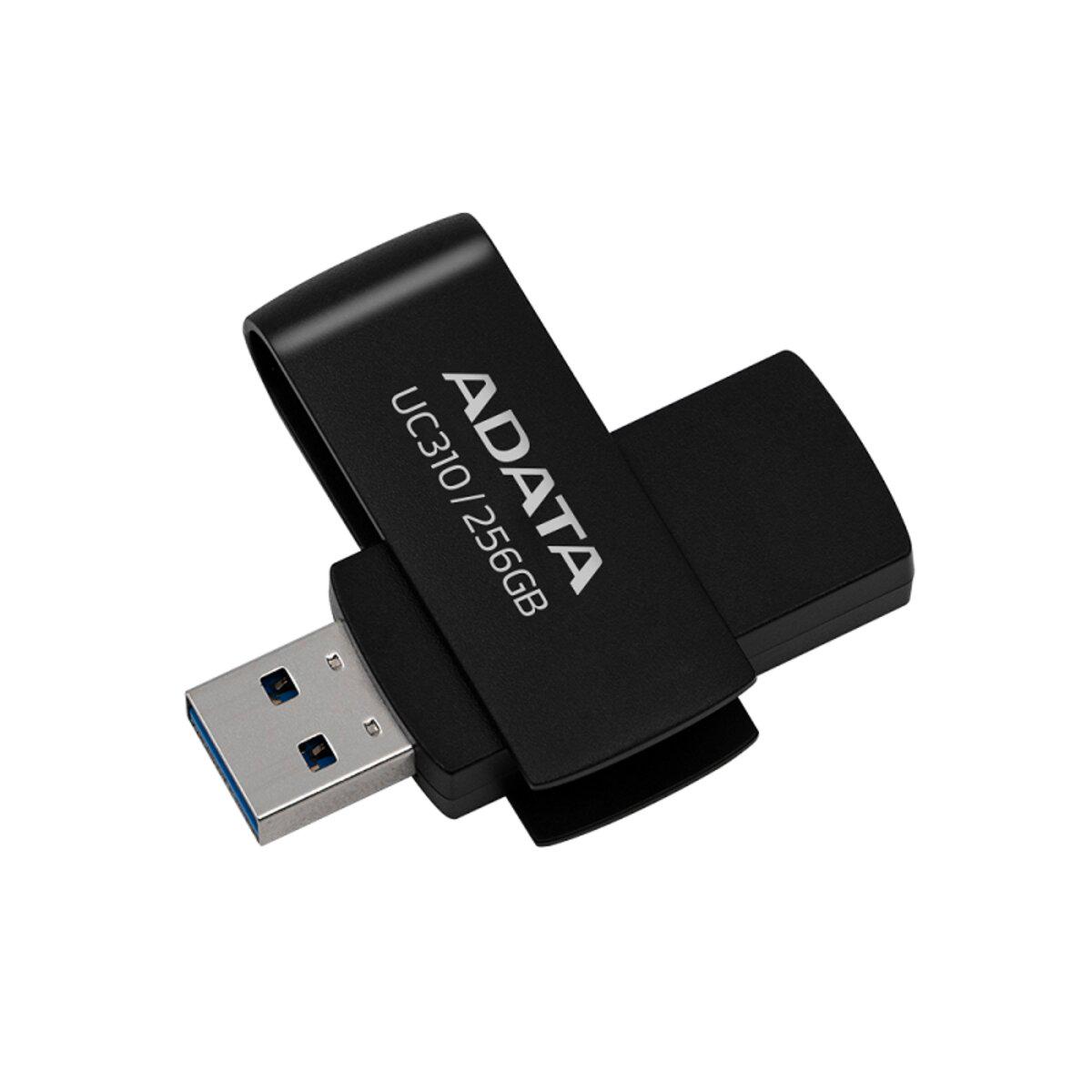 Флеш-память USB ADATA UC310 256 Гб Black (UC310-256G-RBK)