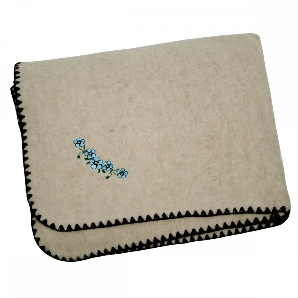 Одеяло из овечьей шерсти и льна 170х205 см