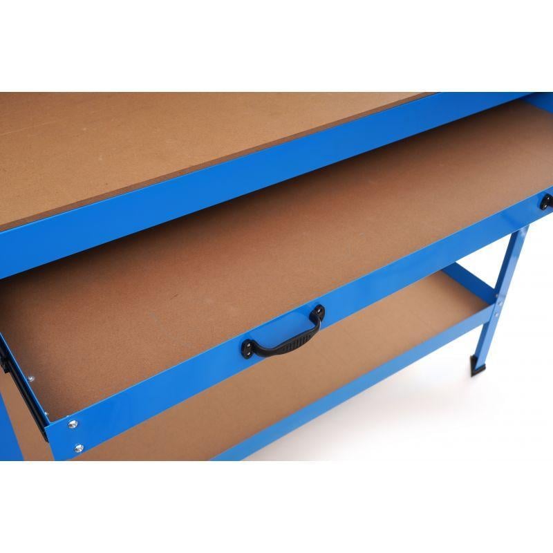 Верстак Kraft&Dele KD640 2415716202 тумбовый с выдвижным ящиком и полкой 1200х600 мм - фото 2 Верстак Kraft&Dele KD640 2415716202 тумбовый с выдвижным ящиком и полкой 1200х600 мм - фото 2