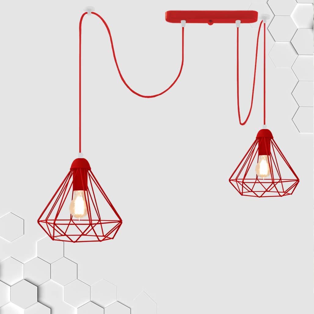 Люстра Levistella Diamond/SP-2 Red - фото 1